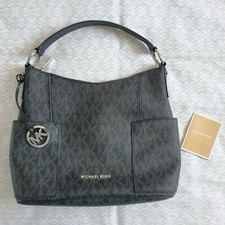 Michael Kors Ladies Handbag Black Dark Grey Women