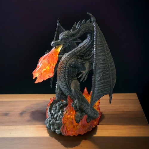 Mystica Fire Breathing Dragon Figure Steve Kehrli Resin Vintage Mystical Magic - Picture 18 of 19