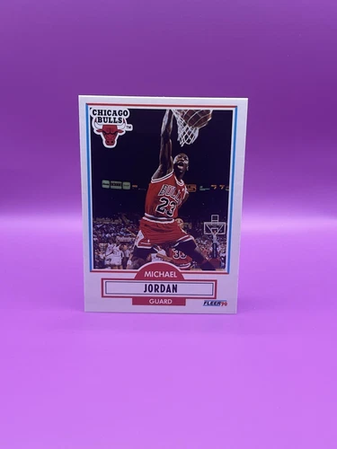 MICHAEL JORDAN 1990-91 FLEER BASKETBALL CHICAGO BULLS #26