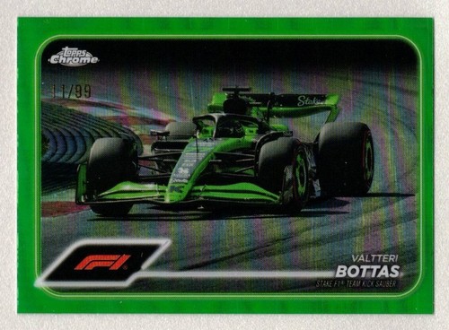 2024 Topps Chrome Formula 1 F1 BASE GREEN REFRACTOR /99 U Pick FREE Comb Ship - Picture 11 of 30