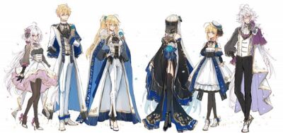 Anime lancer artoria pendragon merlin fate prototype Stitched Gaming Mat Desk