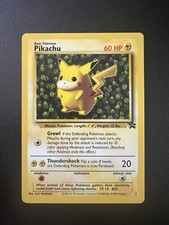 Pokémon TCG Pikachu Black Star Promo 1 WOTC Vintage MP