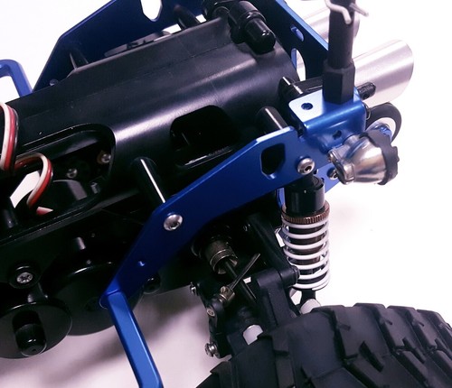 Parte de parachoques/amortiguador opción de aluminio para Tamiya WR02 Suzuki Jimny Wild Willy 2 Farm King - Imagen 16 de 64