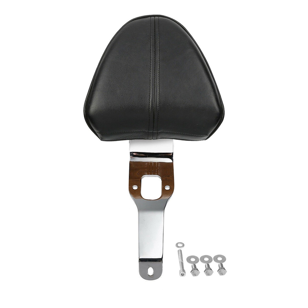 Black Driver Backrest Pad Support Kit Fit For Indian Scout Sixty