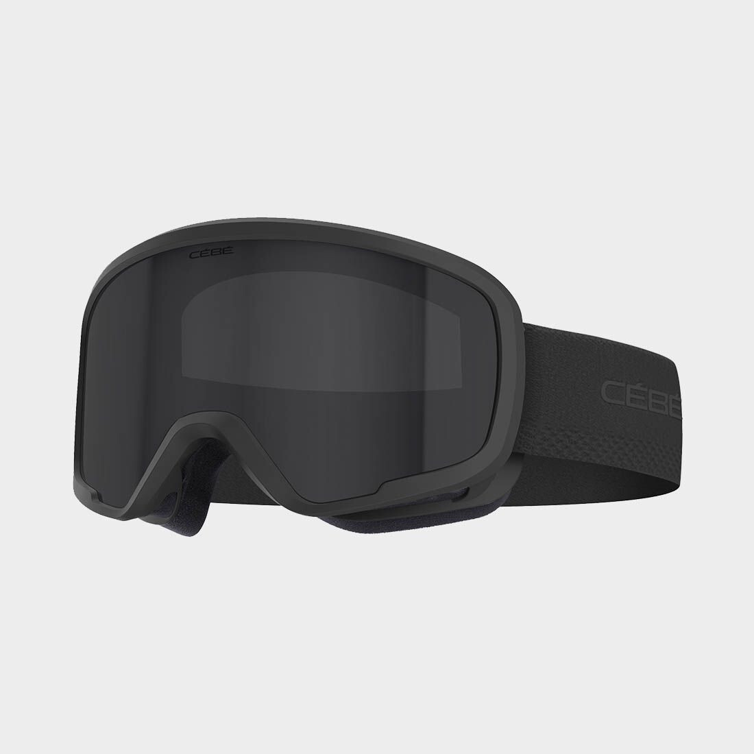 CEBE HOOPOE 2 Childrens Cylindrical Ski/Snowboard Goggles BLACK / BLACK CAT.3
