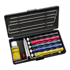 Lansky Deluxe 5 Stone System Precision Knife Sharpening Kit with Hones
