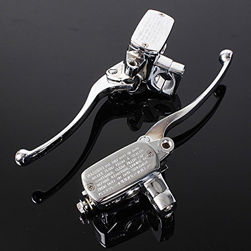 1" Motorrad Bremshebel&Kupplungshebel Hydraulikbremse Bremszylinder Universal DE - Bild 6 von 7