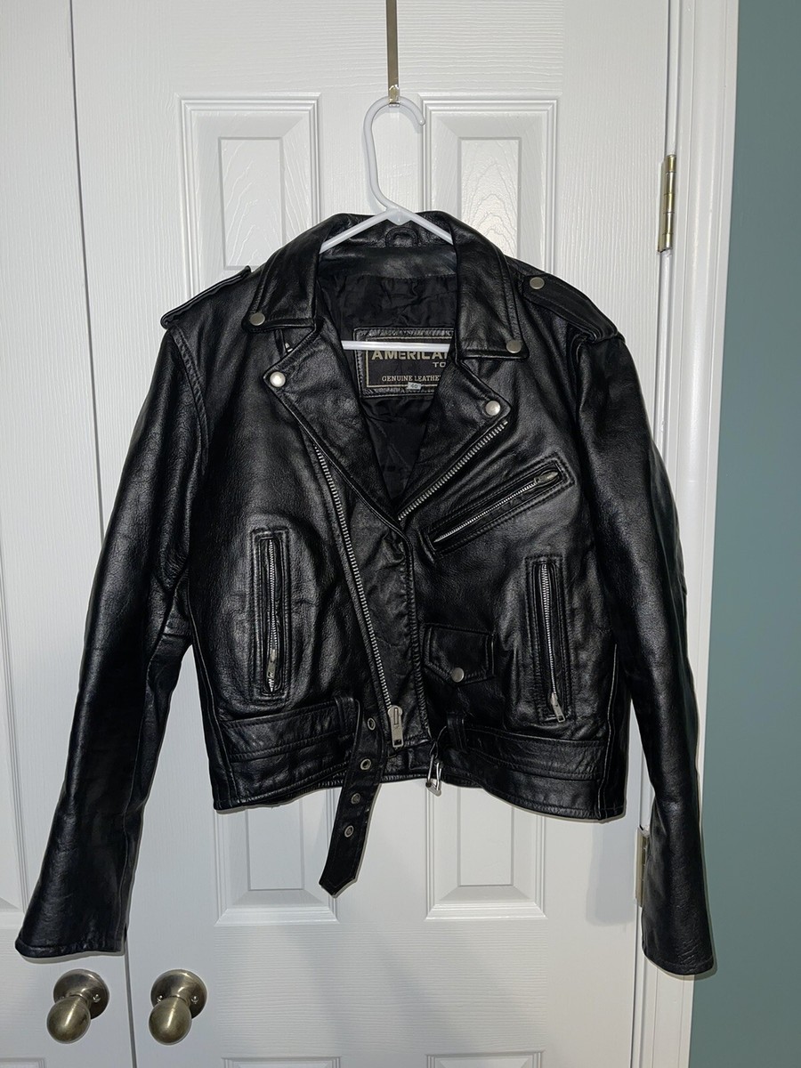 Vintage American Top Leather Motorcycle Jacket Sz 40 Biker Vintage American Top Leather Motorcycle Jacket Sz 40 Biker