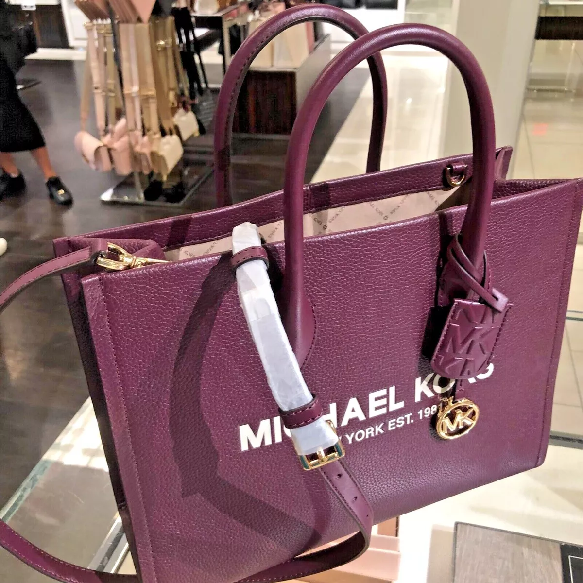 michael kors mirella tote pink