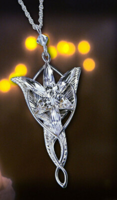 Lord of the Rings Necklace Pendant Arwen Evenstar Elf Movie