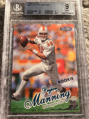 1998 Ultra Peyton Manning #201 card