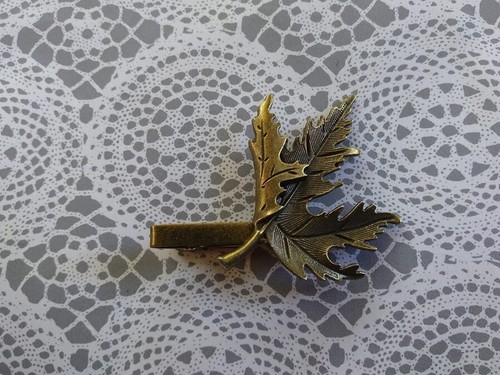 Vintage Stil Herbst Blatt Krawattennadeln tolles Geschenk Vatertag Geburtstag jeden Tag - Bild 3 von 12