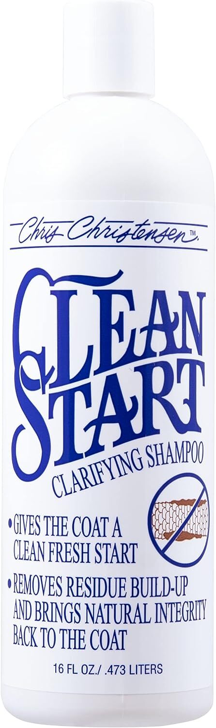 Chris Christensen Clean Start Dog Shampoo, Groom Like a Professional 16oz