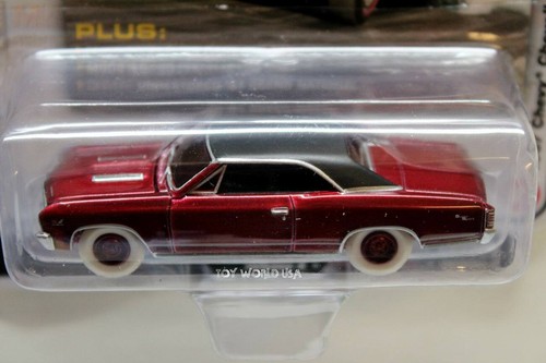 Auto World HEMMINGS MUSCLE MACHINES 1967 Chevy Chevelle SS #5 Ultra Red Chase - Picture 3 of 4