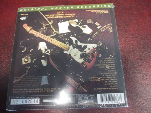 CLAPTON DEREK DOMINO'S VERIFIED LAYLA MFSL NUMBERED 2614 HYBRID AUDIOPHILE SACD - Picture 2 of 2