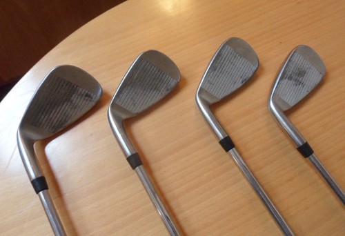 4x APOLLO TURBO POWER GOLF CLUB IRONS-LAMKIN GRIP HANDLES-CLUBS 7,8,9,SAND WEDGE - Picture 3 of 12