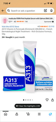 A313 Vitamin A Pommade   French Retinol Alternative   New Sealed