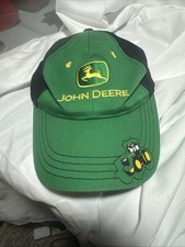 John Deere Youth Green Logo Baseball Cap Adjustable Farm Tractor Hat