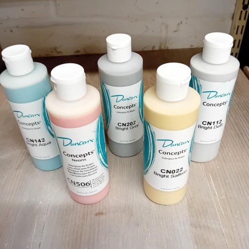 Job lot of Duncan Underglazes brand new, 5 pots size 8 US Fl oz or 236 ml. - Picture 2 of 7