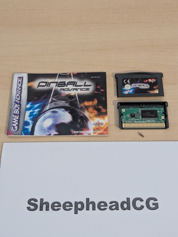 Pinball Advance Nintendo Game Boy Advance GBA - Genuine, VGC + Manual Tested PAL