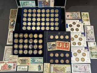 91 x 2 Euro Sondermünzen versch. Länder BRD Münzsets bankfrisch Monaco