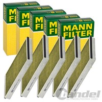 5X Mann-Filter FP 3054 Innenraumfilter ALLERGIKER-AKTIVKOHLEFILTER 5-STÜCK!
