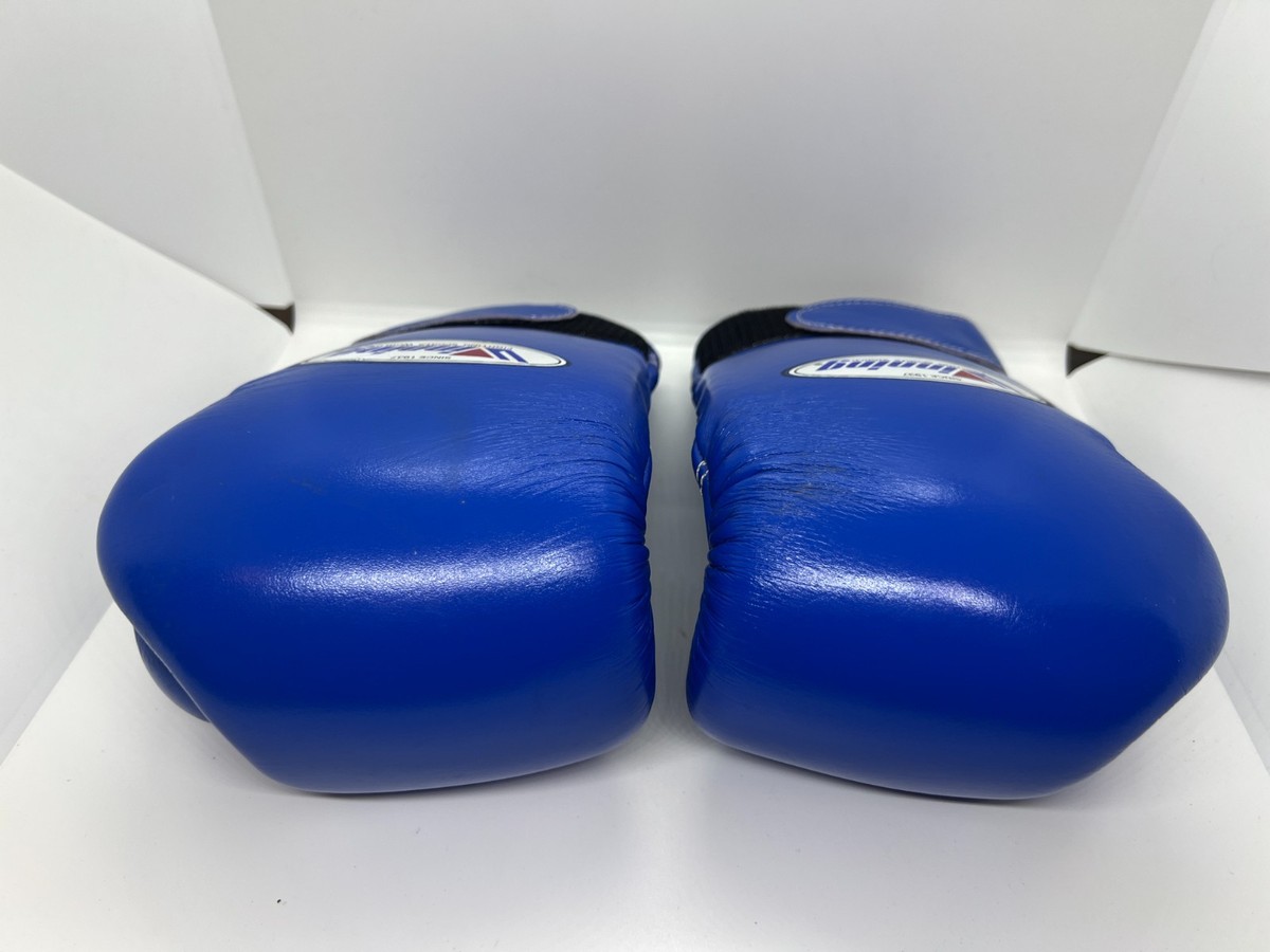 Winning MS-200B 8oz Blue Pro Tape Type Leather Made in Japan Good