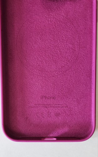 Custodia in silicone originale Apple con MagSafe iPhone 16 Pro Max - fucsia - Foto 2 di 6