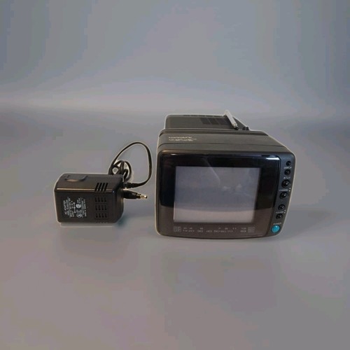 Vintage Magnavox RD0510 C103 Portable 5” TV With Power Cord Color TV CRT