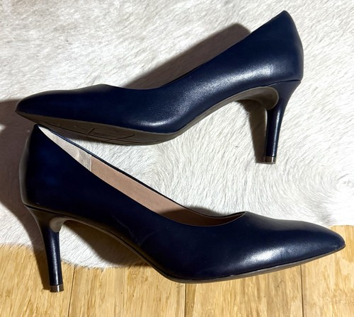 Rockport Women’s Shoes Total Motion Navy 75mm point pumps heels Size 7 - Picture 8 of 10