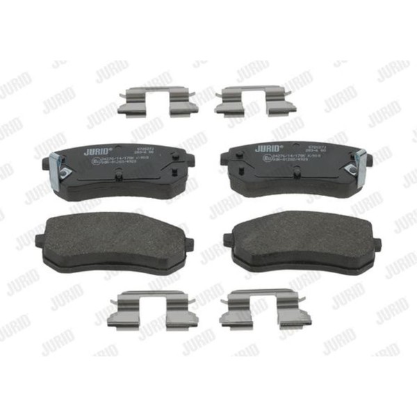 Jurid BremsbeläGe Bremsbelegsatz Hinten FüR Hyundai I10 KIA Picanto-image