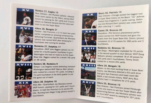 NFL Pro Set Collect A Books Super Bowl XXV (24) - Picture 5 of 5