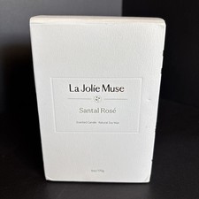 LA JOLIE MUSE Santal Rose Scented Candle Gift...