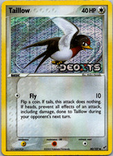 Taillow Reverse Holo Common EX Deoxys 80/107 MP on eBay
