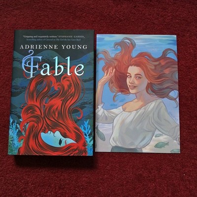Fable by Adrienne Young - Fairyloot Signed 1st Edition with Art Card