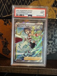 Korrina's Focus Full Art #160/163 Ultra Rare Battle Styles