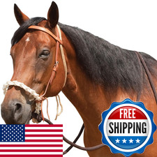Mustang Round Braided Noseband Breaking Hackamore 8167