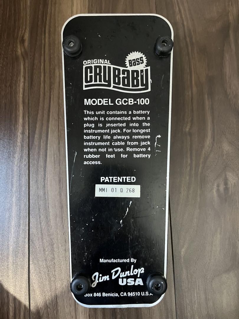 Jim Dunlop Usa Crybaby Bass Model Gcb-100 | eBay