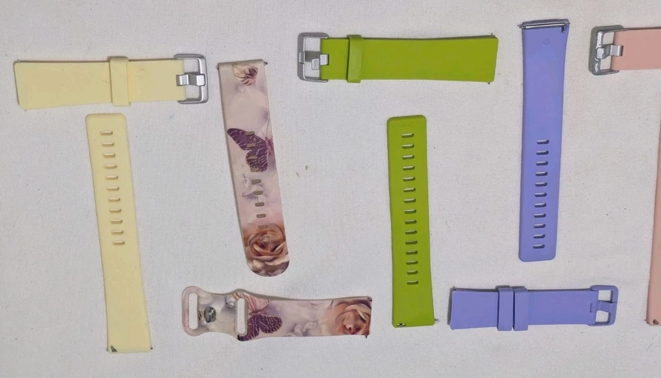 Комплект из 14 многоцветных силиконовых ремешков для часов Fitbit Versa 2 LG C - Изображение 3 из 4