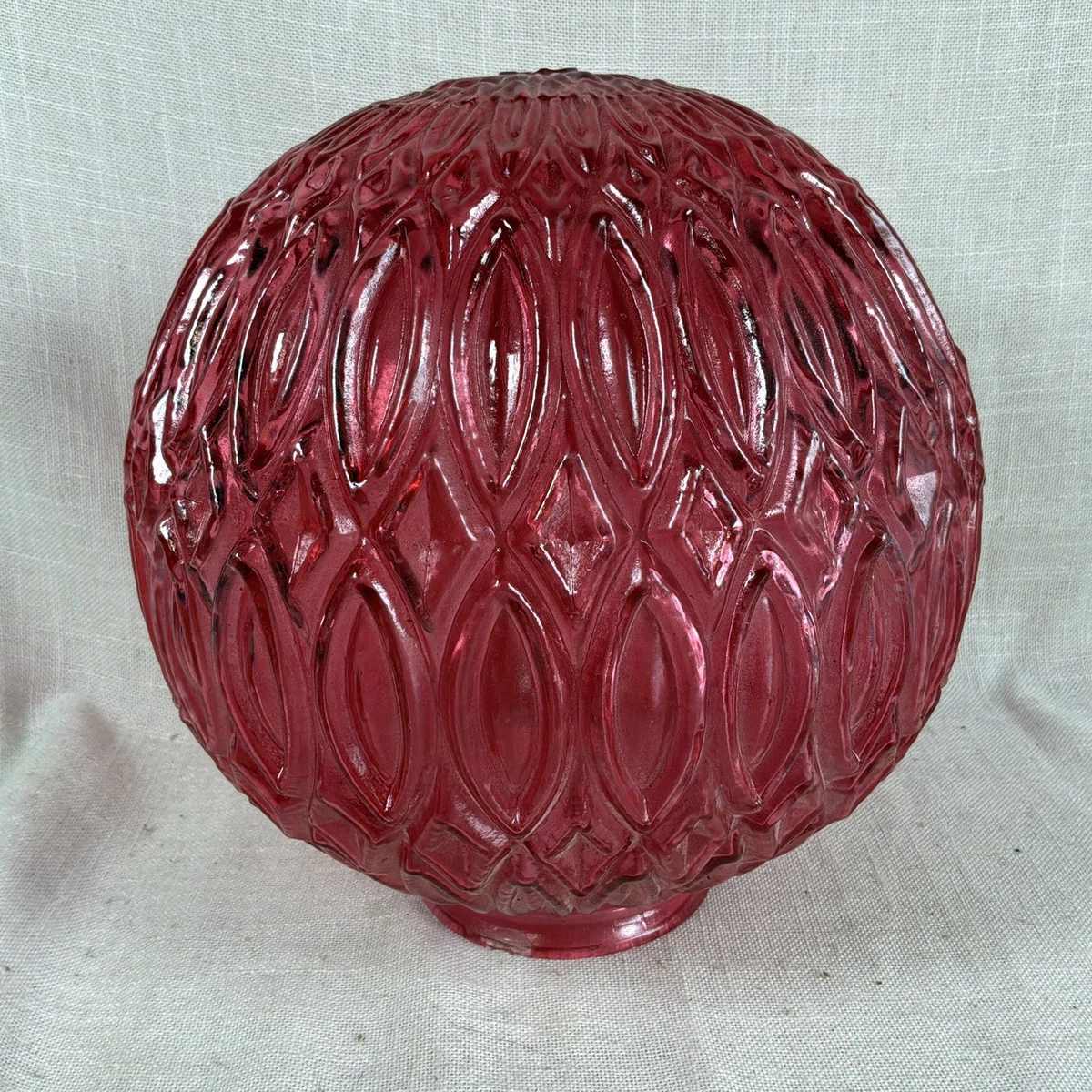 Red Glass Lamp Indiana Collectible Lamp Shades for sale | eBay