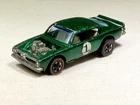 VINTAGE HOT WHEELS Redline King Kuda Green Fair Complete Condition