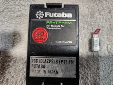 Futaba FP-TF-FM transmitter module & receiver crystal