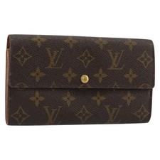 LOUIS VUITTON Monogram Portefeuille Credit Wallet Monogram M61723 Auth bs35095