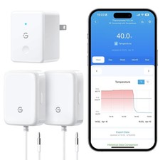 GoveeLife WiFi Refrigerator Thermometer with Alarm, Wireless Digital Freezer Tem