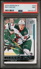 2018 UPPER DECK #233 NICK SEELER ROOKIE RC PSA 9