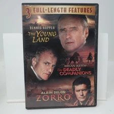 The Young Land The Deadly Companions Zorro DVD 1989 1961 1975 Western