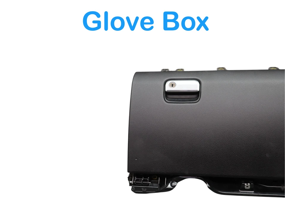 11-18 Porsche Cayenne 958 GTS Salpicadero Guantera Compartimento Cuero Negro Fabricante Original Foto 3 de 4