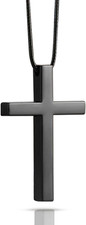 Cross Hanging Ornaments for Rear View Mirror - Metal Car Charm, Auto Ornament, C