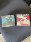 DUO ETB Pokemon EV10.5 Flamme Blanche Et Foudre Noire + Protection Souple