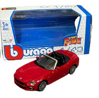 Fiat 124 Spider 2016 Typ 348 1/43 Bburago Burago Modellauto Metall